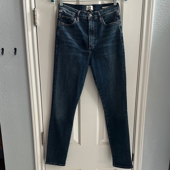 CITIZENS OF HUMANITY Olivia High Rise Slim Indigo Color Denim Women’s 27 - Picture 7 of 11